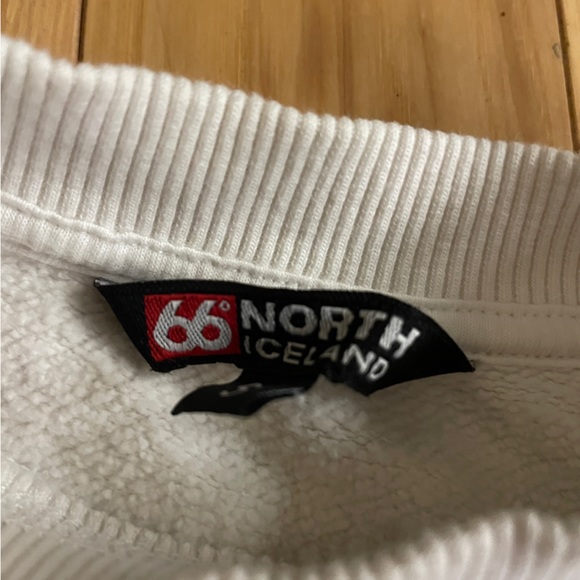 66 DEGREES NORTH ICELAND WHITE CREWNECK - Picture 2 of 5